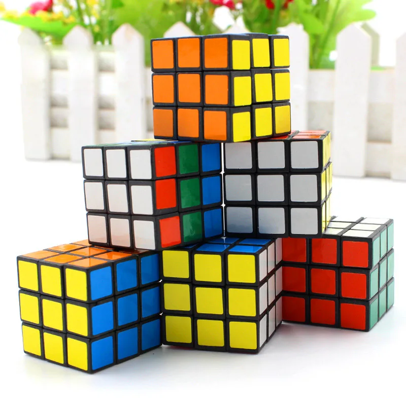12PC Con Ma Thuật Hình Khối 3CM Xoắn Xếp Hình Tốc Độ Cổ Điển Nhựa Đồ Chơi Học Tập Giáo Dục Cho Trẻ Em Xếp Hình B1082