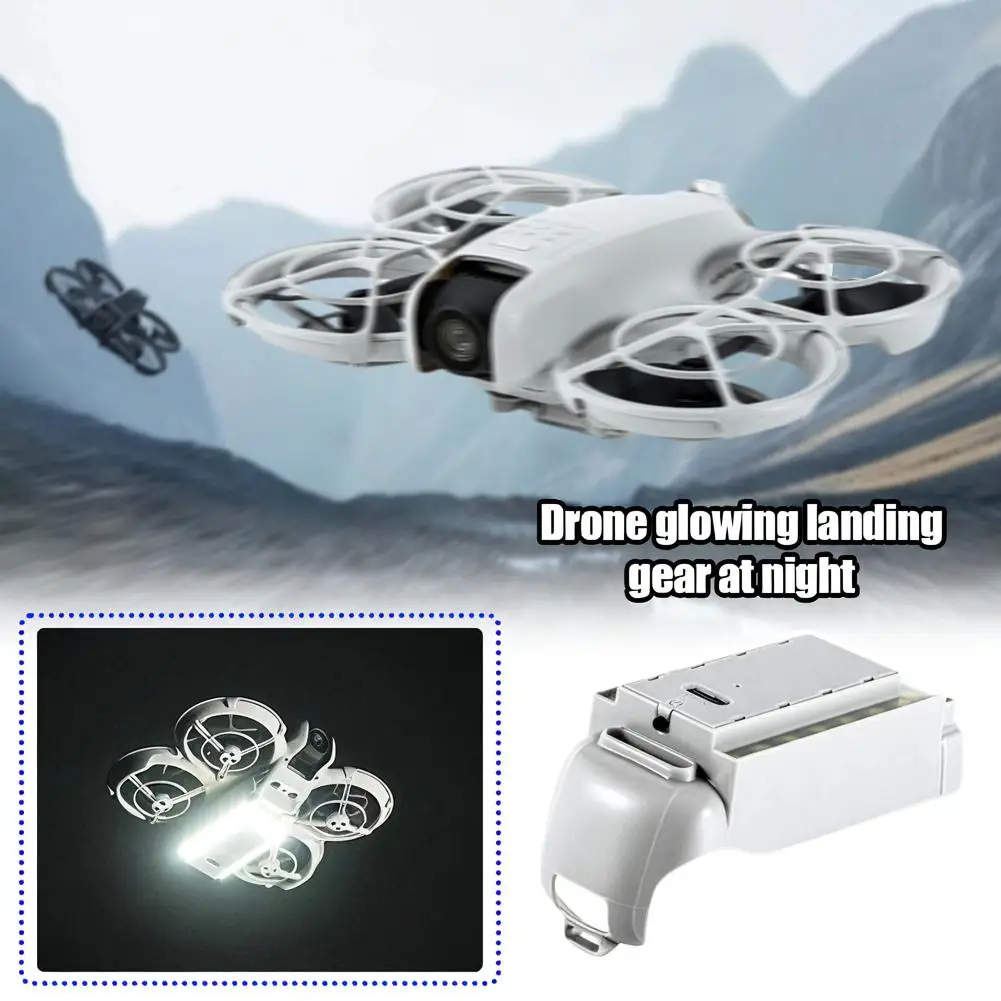 For DJI NEO LED Navigation Light Drone Landing Gear Night Light Luminous Tripod Built-in Battery Rechargeable Lamp Accessories