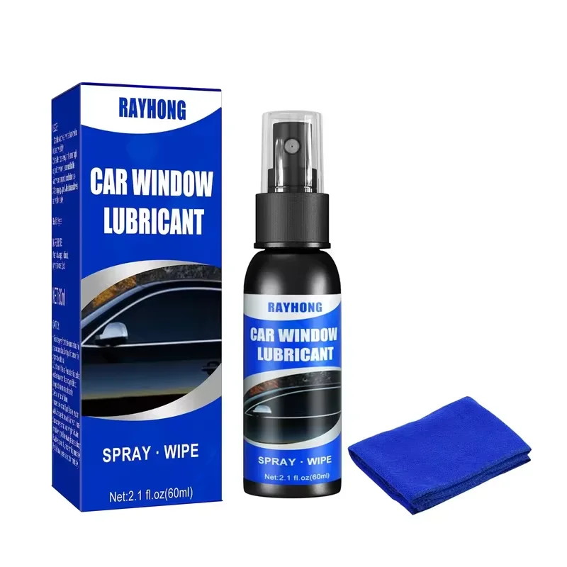 Lubrificante para janela de carro 60ml, tira de borracha para porta de carro, manutenção de suavização, elimina o ruído, ferramenta universal de reparo de produtos automotivos