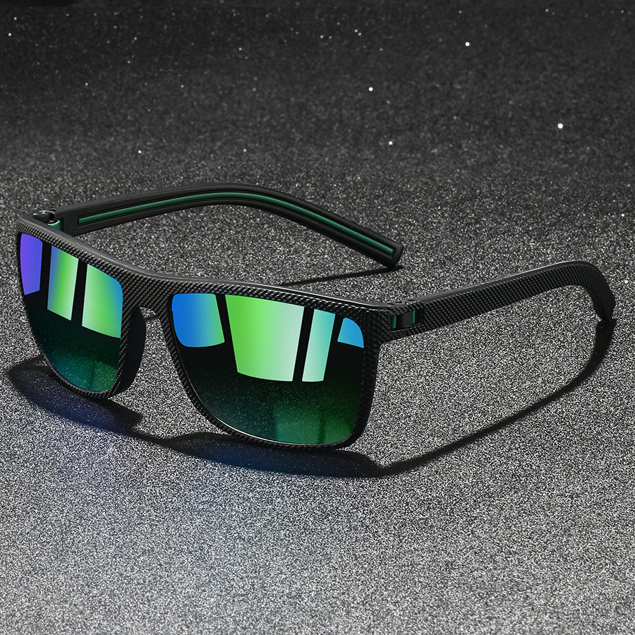 男性と女性のための偏光サングラス,ユニセックスのビンテージスタイルのサングラス,正方形,クラシックなメガネ,運転,レトロファッション,uv400