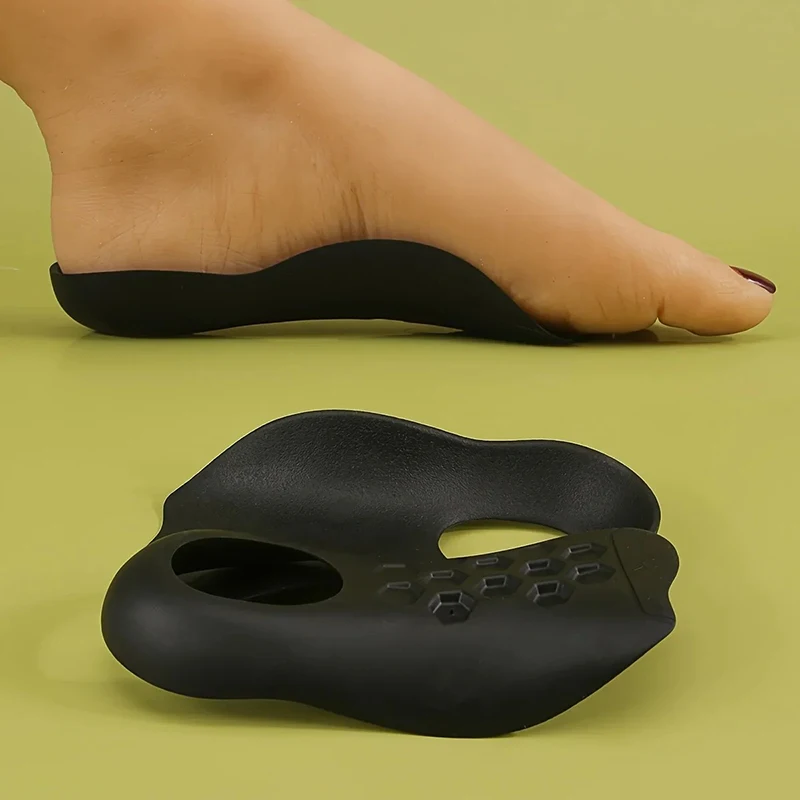 1 paio di inserti di supporto per arco plantare: materiale TPR confortevole, ideale per uomini e donne, vestibilità universale, promuove l'allineamento del piede adeguato