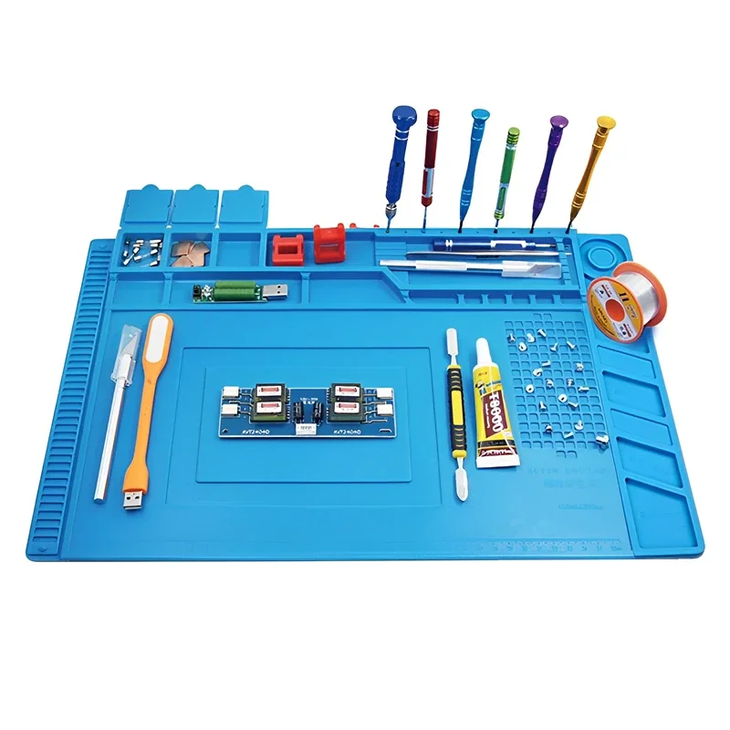 Heatresistant Maintenance Platform ESD Heat Insulation Soldering Mat Job Tools Computer Phone Repair Tool Kit Working Repair Pad
