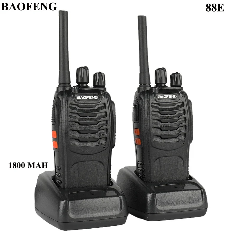 Baofeng BF-88E PMR Handheld Intercom Communicator 16 Kanal Ferngespräch Walkie Talkie 5 W 446 MHz Home Hotel Radio