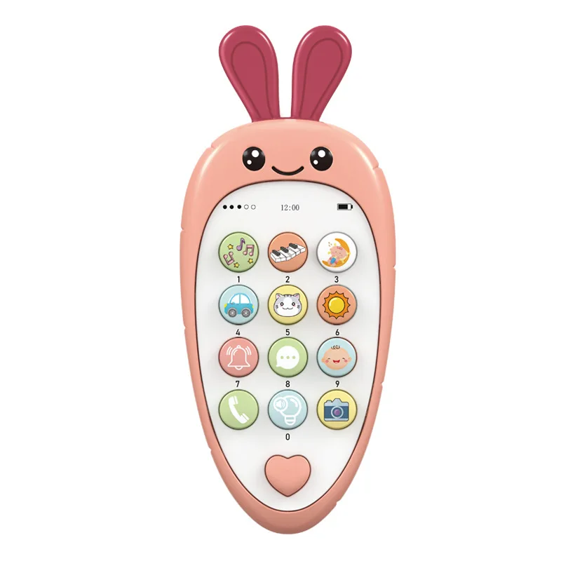 Children's Intelligence Education Bite Smart Music Light Effect Story Learning Simulation Mobile Phone Interactive Toys Gifts