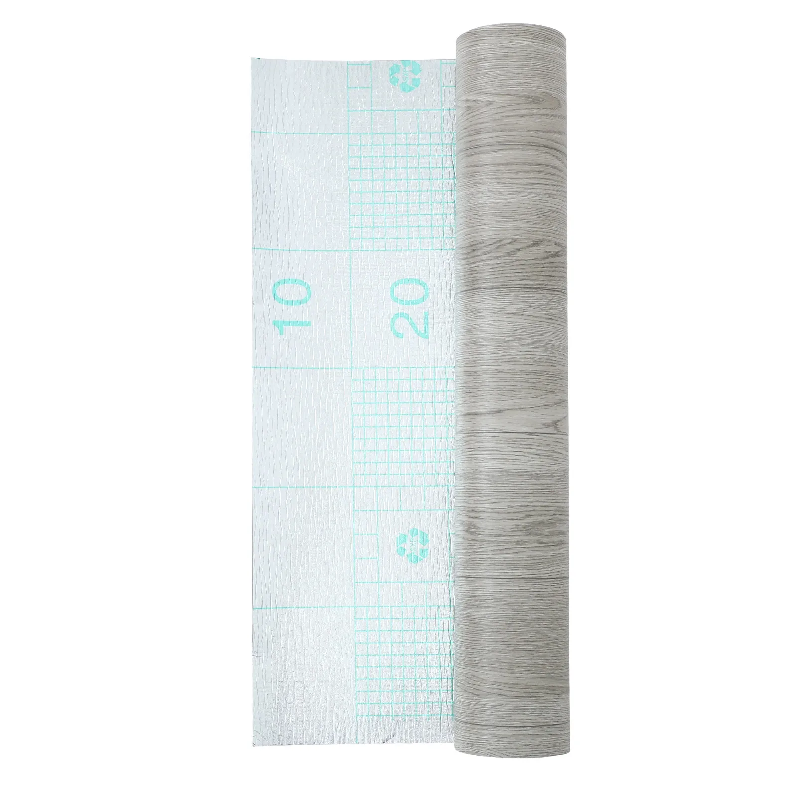 Rollo de suelo autoadhesivo de PVC, resistente al desgaste, antideslizante, fácil instalación, calcomanía de suelo para hogares y supermercados