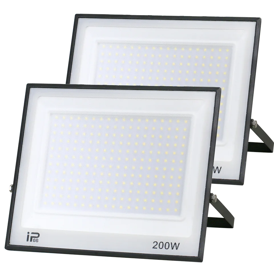 Reflektor LED wodoodporny IP66 220V 20W 30W 50W 100W 150W 200W 300W reflektory zewnętrzne zewnętrzne oświetlenie billboardów fabrycznych