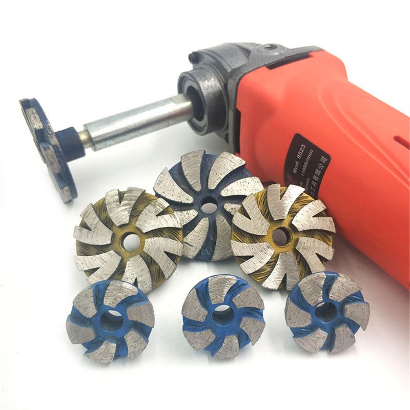 ダイヤモンドドライグラインダーホイールディスク,35 50mm,コンクリート石積み花崗岩,大理石石,アングルグラインダー,専用ツール,1個