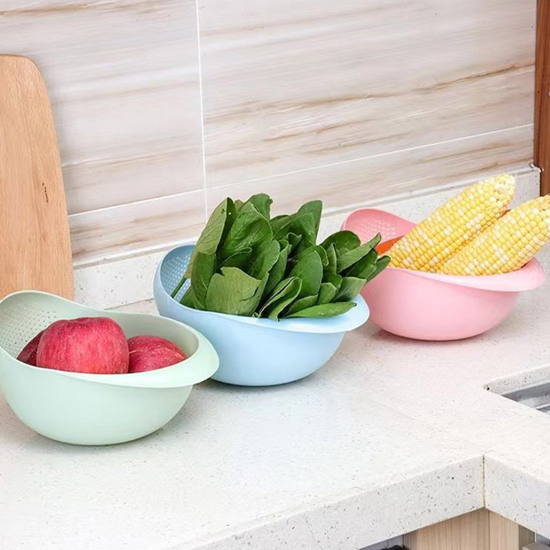 Kunststoff Reis Sieb Sieb Küche Ablauf Korb Mit Griffen Reis Schüssel Sieb Korb Gemüse Waschbecken Ablauf Becken Küche Werkzeuge