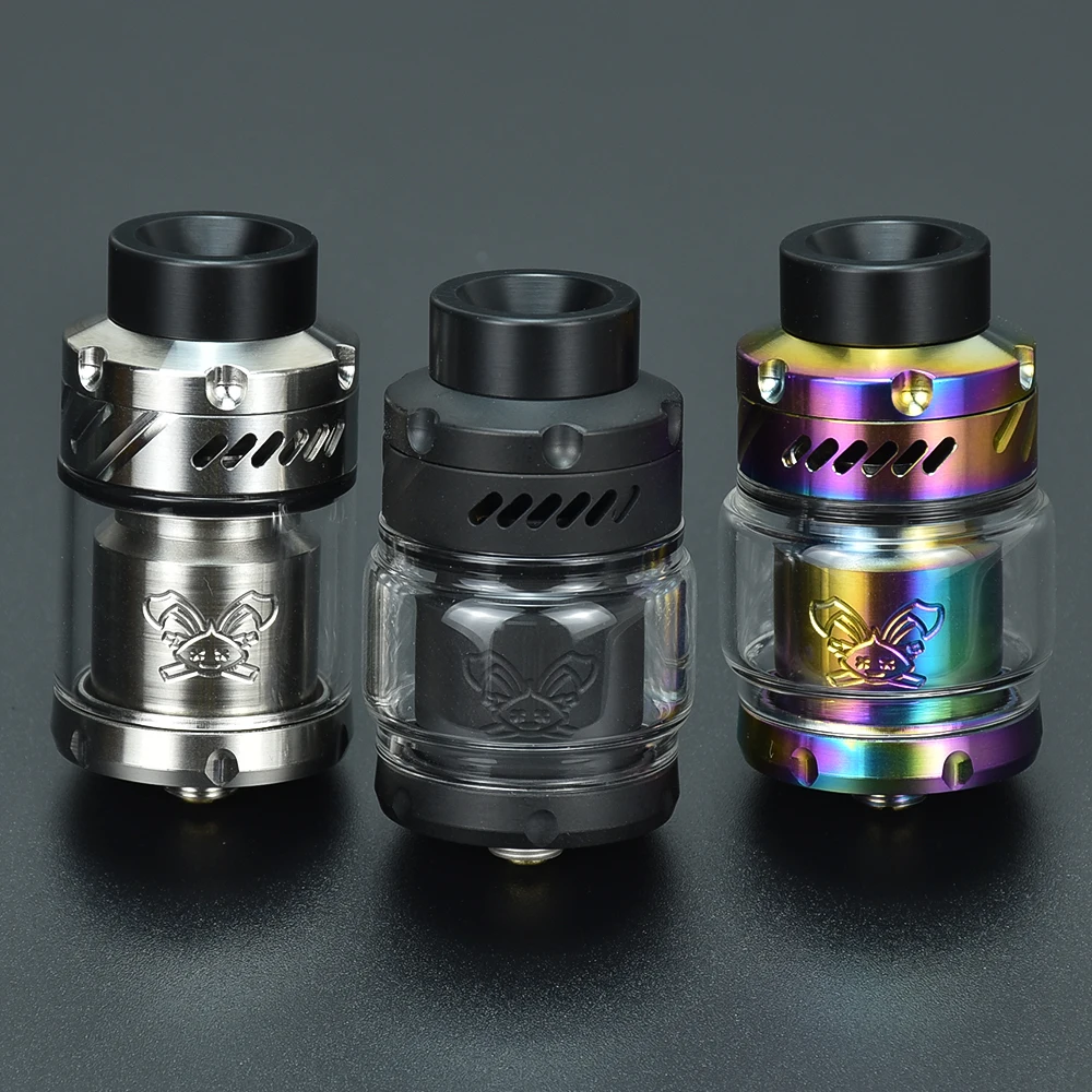 Atomizador Dead Rabbit 3 RTA de 25mm, tanque de cigarrillo electrónico reconstruible, 316ss, 3,5 ml/5,5 ml, doble bobina, vs kylin v3 rta Blaze Solo RTA