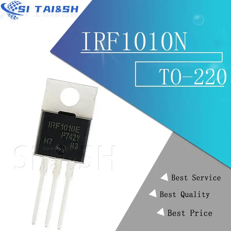 Si Tai & SH 10 unids/lote IRF1010N F1010 F1010E IRF1010E 84A 60V sistema de datos