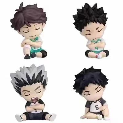Подлинная фигурка 2 Haikyuu Sleep Style iwaizumi hajime Akaashi Keiji Oikawa Tooru Kotaro Bokuto Gacha Toy