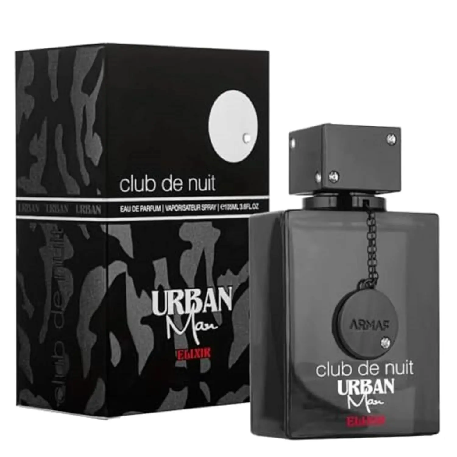 Armaf Club De Nuit Urban Man Elixir for Men Eau de Parfum Spray, 3.6 Ounce Ideal For Gitf
