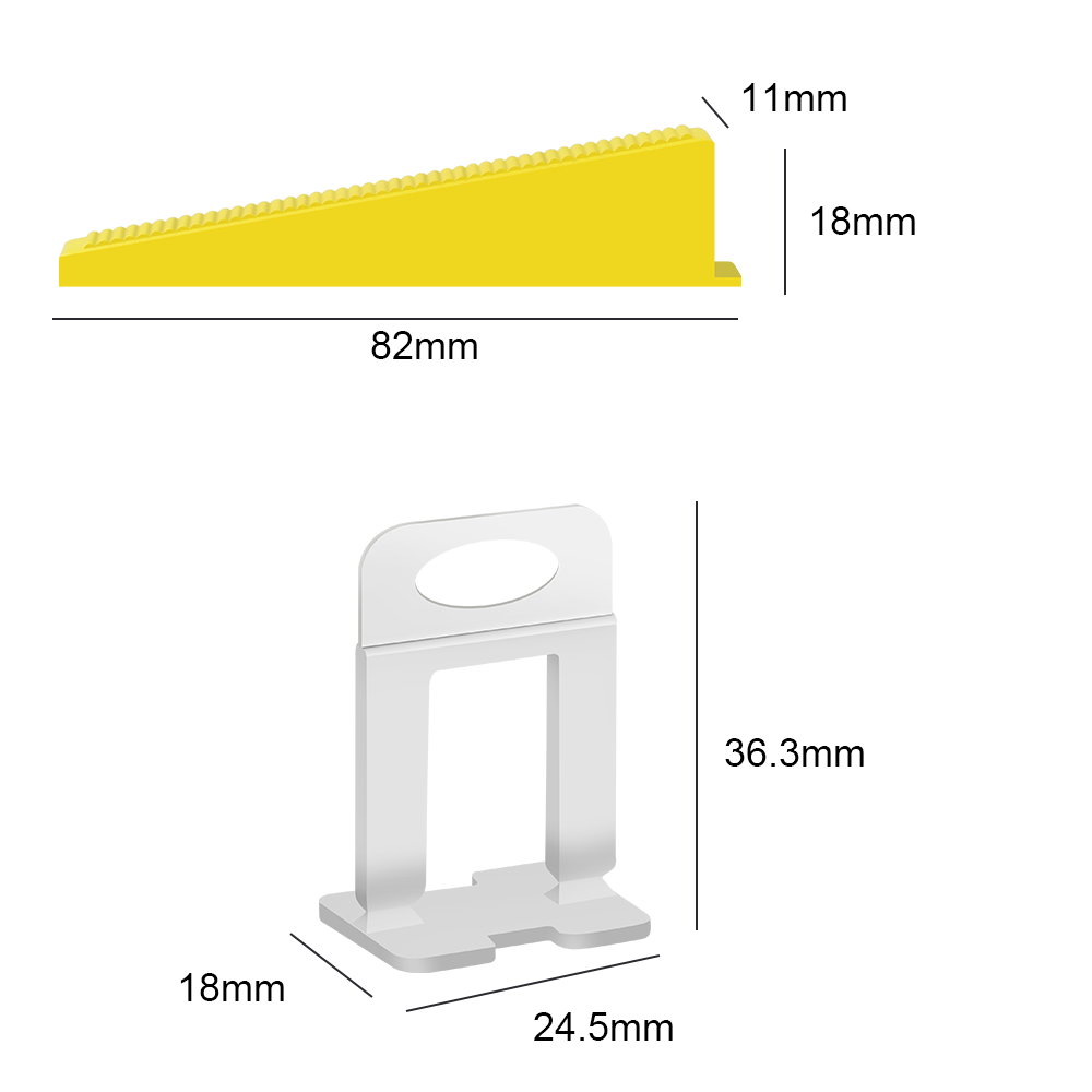 Sistema de nivelamento de telha clipes espaçadores de telha 1.5/2.0mm piso de parede nivelador de cerâmica espaçadores alicate wadge kit para construção de colocação de telha