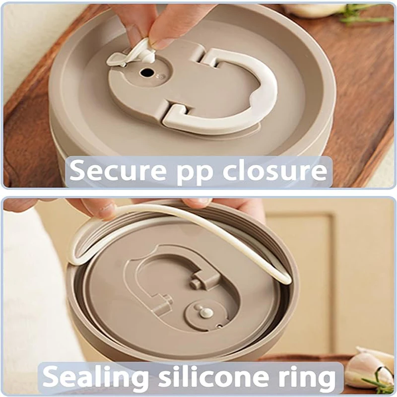 Conjunto de recipiente de almoço de comida isolado portátil com lancheira térmica 3 recipientes de almoço empilháveis separados para crianças adultas