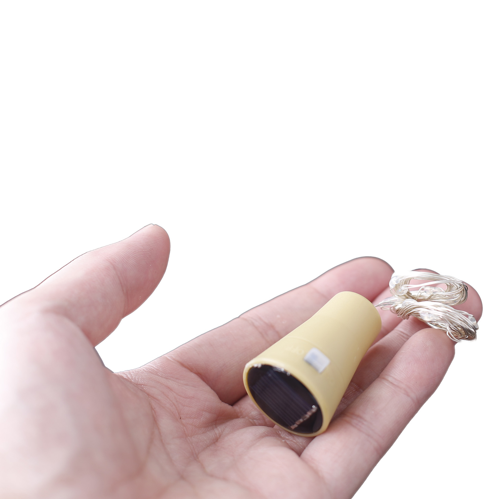 Botella de vino solar LED serie de luces de hadas jialan vacaciones de bodas 1m 10led Navidad corcho Navidad decoración de lámparas de cobre navideñas