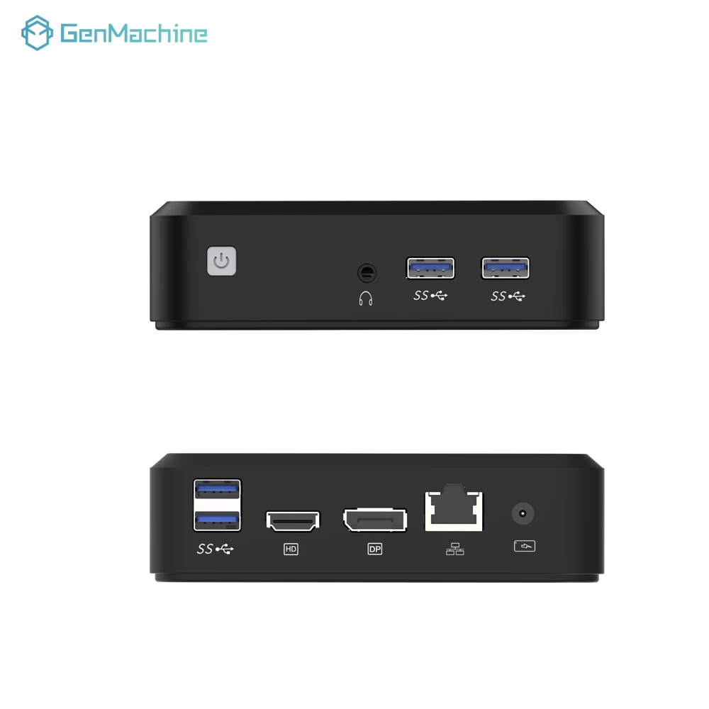 Мини-ПК GenMachine AMD Ryzen 7 3750H RGB 4C 8T Процессор 2,3–4,0 ГГц DDR4 Ram M.2 2280 SSD BT4.2 WIFI5 Настольный игровой компьютер «сделай сам»