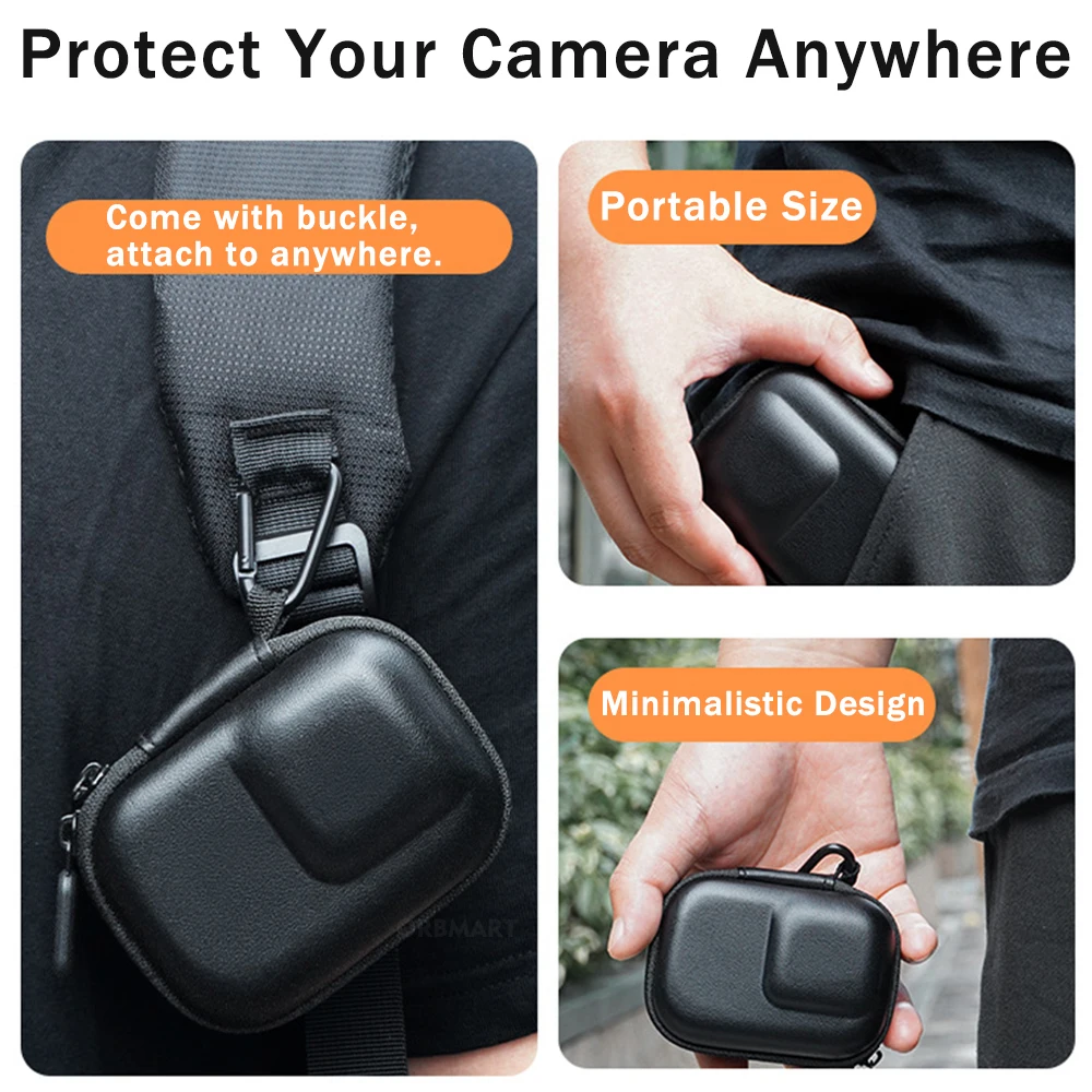 Para DJI Osmo Action 5 Pro 4 3 Protector de pantalla película de vidrio templado cubierta de lente bolsa funda para DJI Action 4 5Pro Accesorios