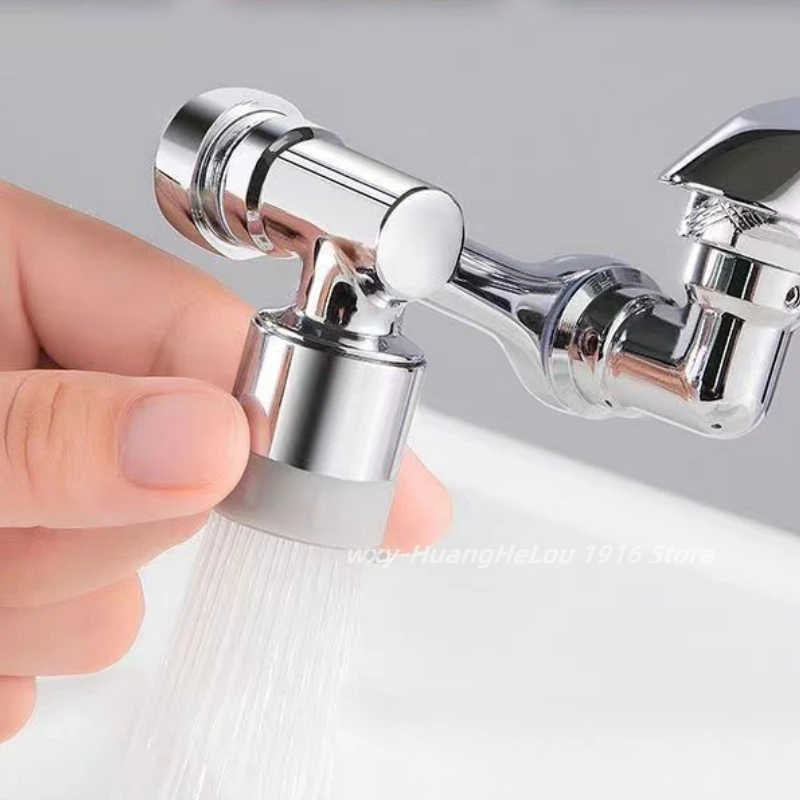 Rotatable Multifunctional Extension Faucet Aerator 1080 Degree Swivel Robotic Arm Water Filter Sink Water Tap Accesorios Baño