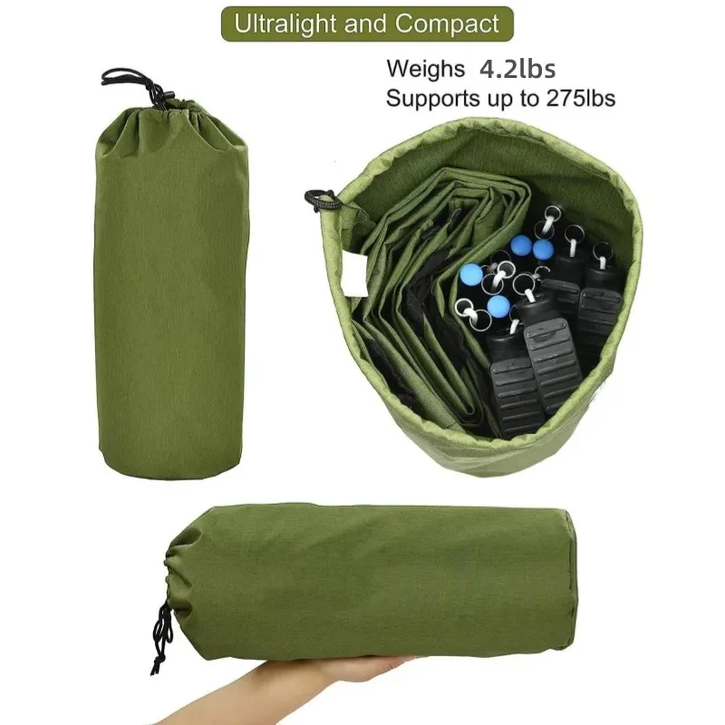 Tienda de campaña plegable ultraligera, compacta portátil para viajes al aire libre, campamento básico, senderismo, montañismo, mochilero ligero