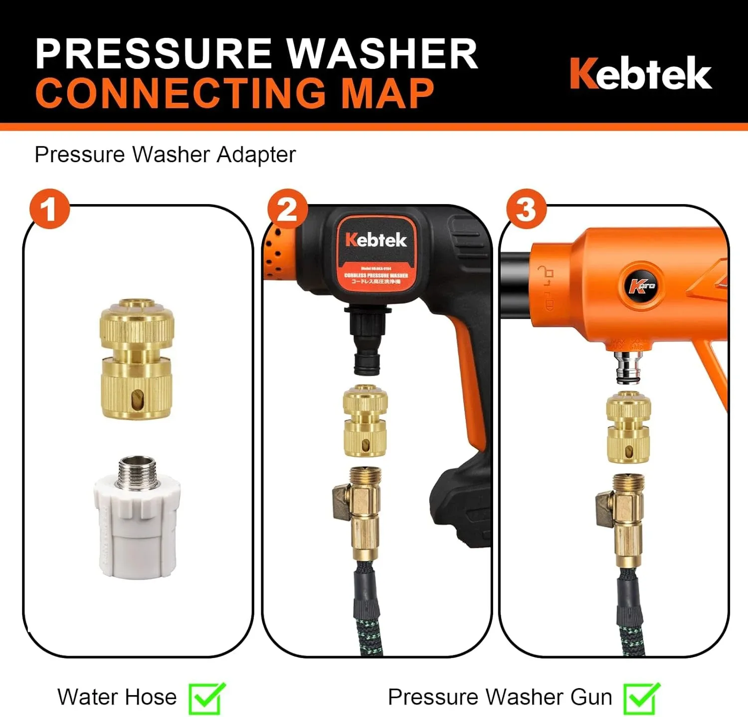 4 방향 물 퀵 커넥터 자동차 세탁기 용 고압 퀵 커플 링 물총 어댑터 조인트 정원 관개 액세서리