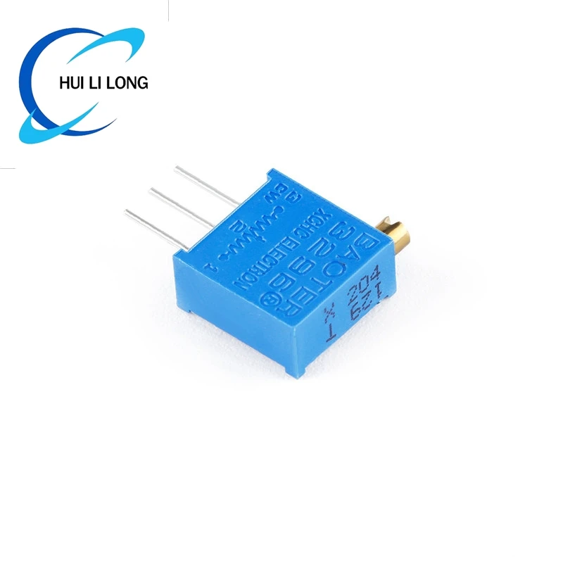 Recortador de potenciómetro, resistencia Variable, Cermet Trimpo, 10 piezas, 3296, 3296X, 1K, 2K, 5K, 10K, 20K, 50K, 100K, 200K, 1M, 100R, 200R, 500R ohm