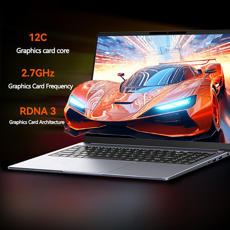 Gaming Laptop 16inch AMD R7-8845HS 64GB RAM 4TB SSD 8Cores 16 Threads HDMI Window11 DDR5 HD Camera Portable Computer Notebook