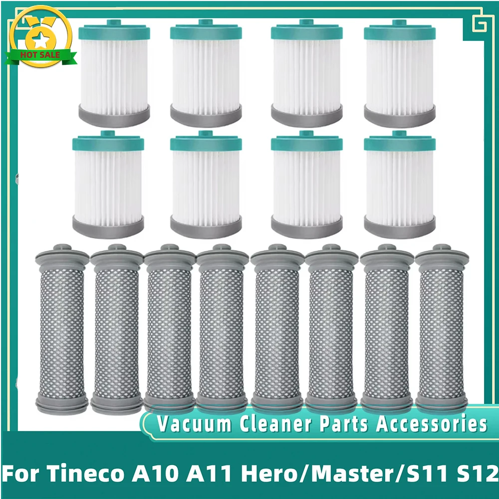 For Tineco A10 A11 Hero A10 A11 Master PURE ONE S11 S12 PWRHERO11 Cordless Vacuum Roller Brush Pre Hepa Filter For Cleaner Spare