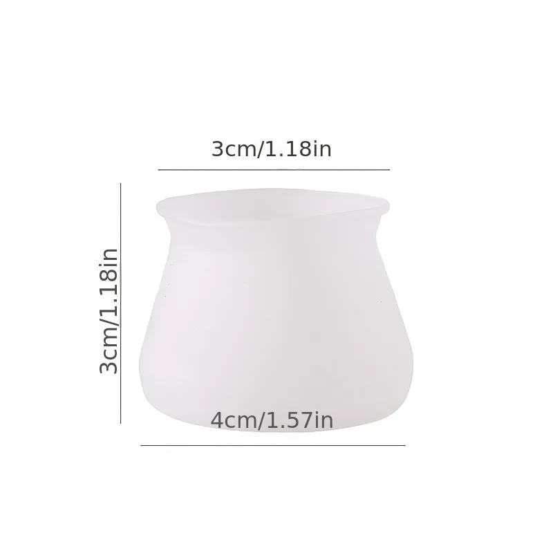 แผ่นป้องกันขาเก้าอี้เฟอร์นิเจอร์20ชิ้น/เซ็ตแผ่นรองขาเก้าอี้ซิลิโคนแผ่นรองขาเก้าอี้กันลื่น