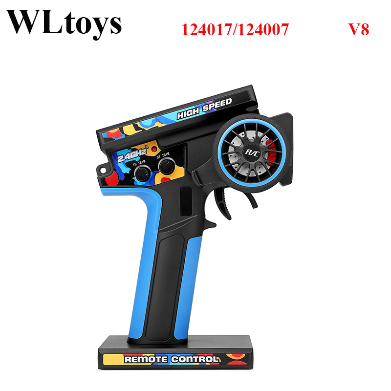 Wltoys 新しい 124017 -V8 1/12 2.4 グラムレーシング RC カー 4WD ブラシレスモーター 75 キロ/h 高速リモコンオフロードドリフトおもちゃ Aduit