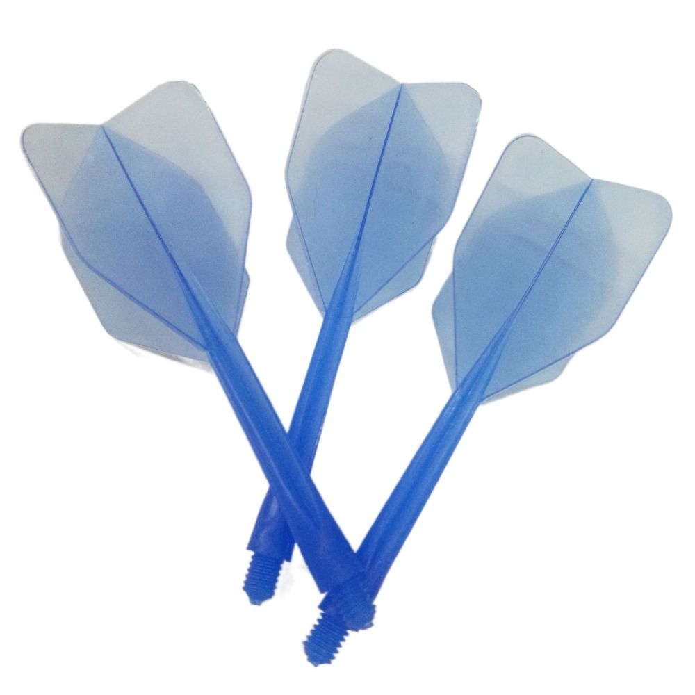 Dardos suaves anticaída duraderos, ejes de plástico transparente, entretenimiento, 3 piezas, 2BA