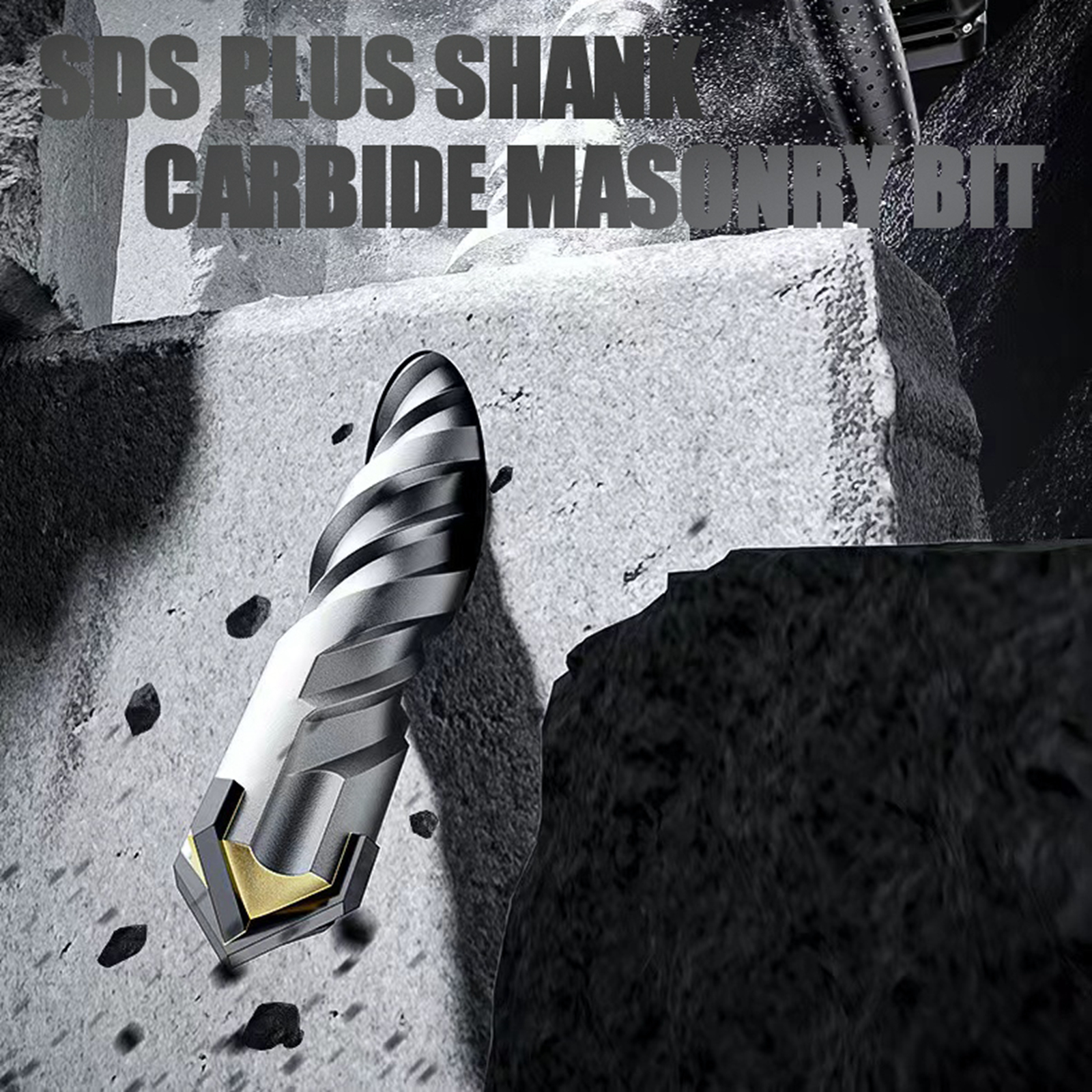 5Pcs/Set SDS PLUS Shank 5/6/8/10/12mm Concrete Impact Hammer Masonry Carbide Drill Bit 110mm Length For Cement Brick Block Wall