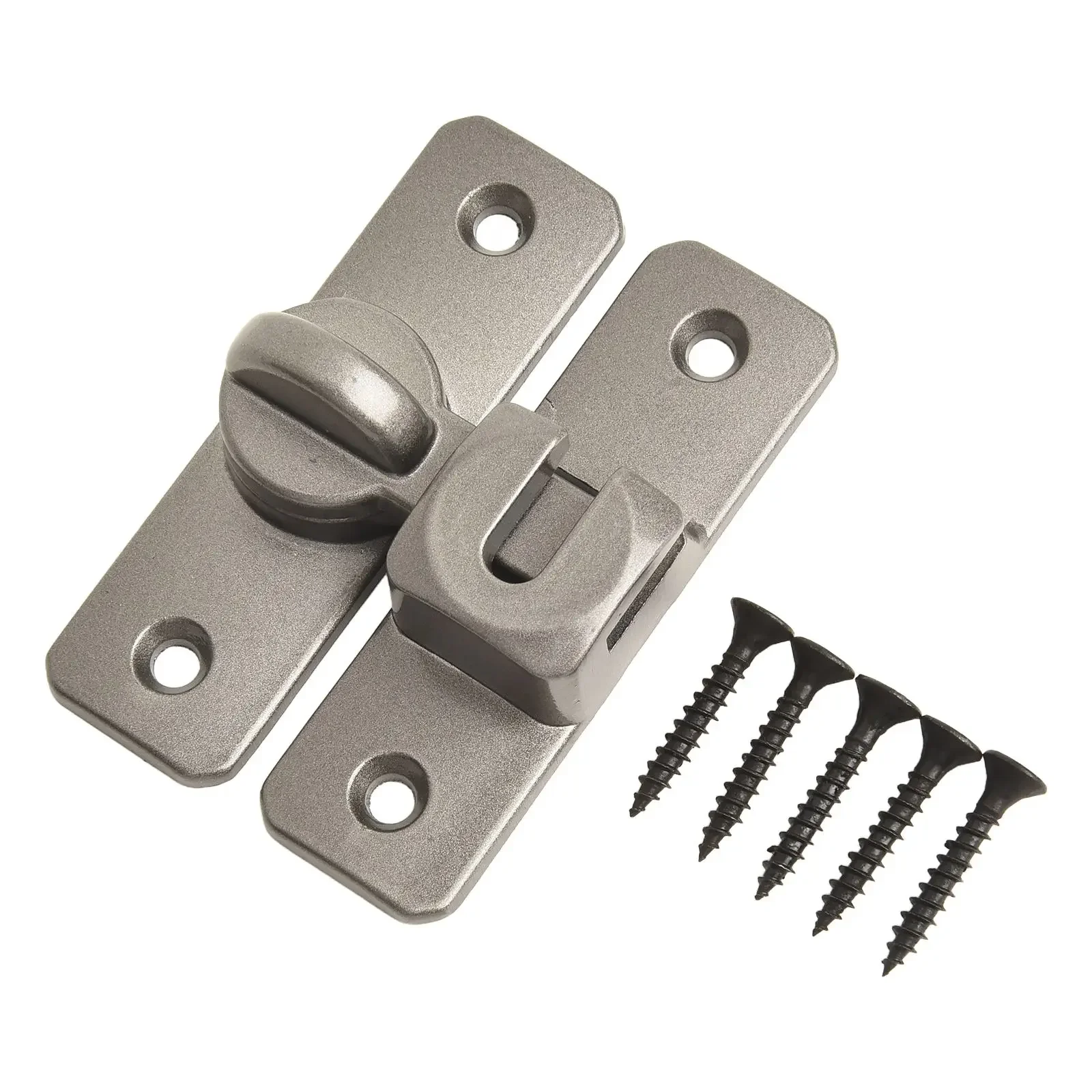 замок для двери Дверная защелка, дверные болты, домашняя безопасность, сверхмощный цинковый сплав 90, 180 градусов, простая установка, замок для раздвижной двери, противоугонный замок