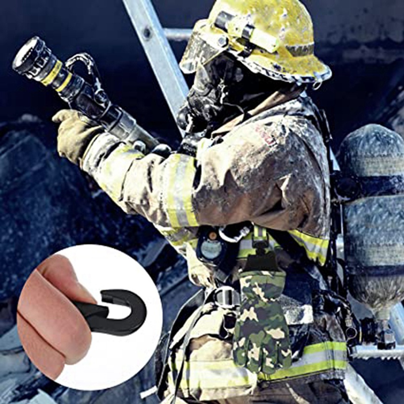 消防士、グローブクリップ、警察救助、作業、ベルト、アクセサリー、4個用グローブホルダー
