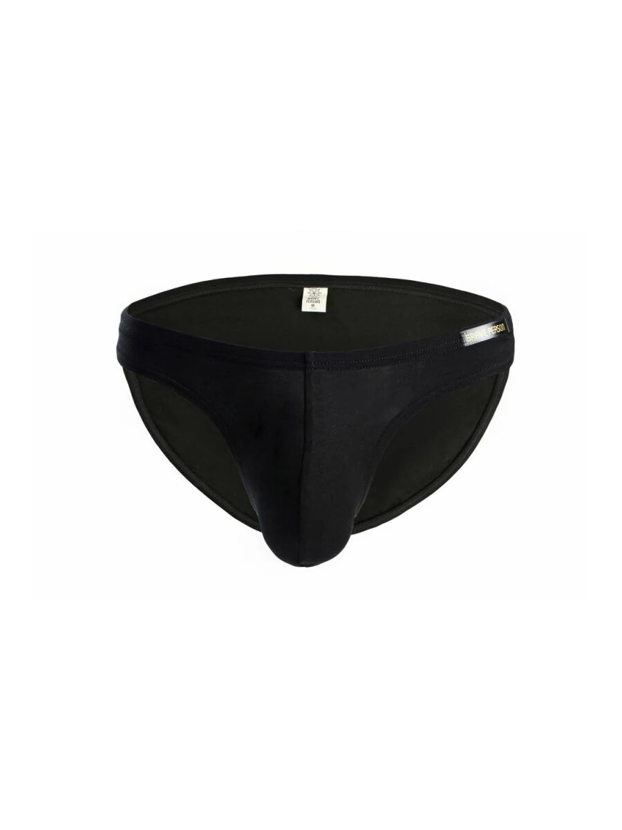 1 para Captain Fearless Modal U-Convex Sack Triangle Briefs Męskie oddychające majtki bikini z niskim stanem, wygodne, rozciągliwe, cienkie