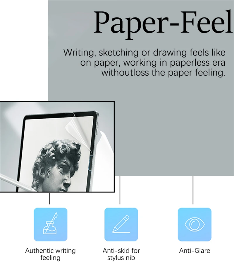 2 Stuks Papier Voel Zoals Screen Protector voor iPad 11e Generatie 10e 9e 8e 7e 6e 5e 4e 3e 2e 11 A16 Film Geen Glas