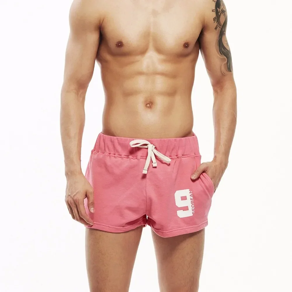 SEOBEAN calções masculinos casuais verão praia pequenos algodão casa shorts soltos bolsos de fitness