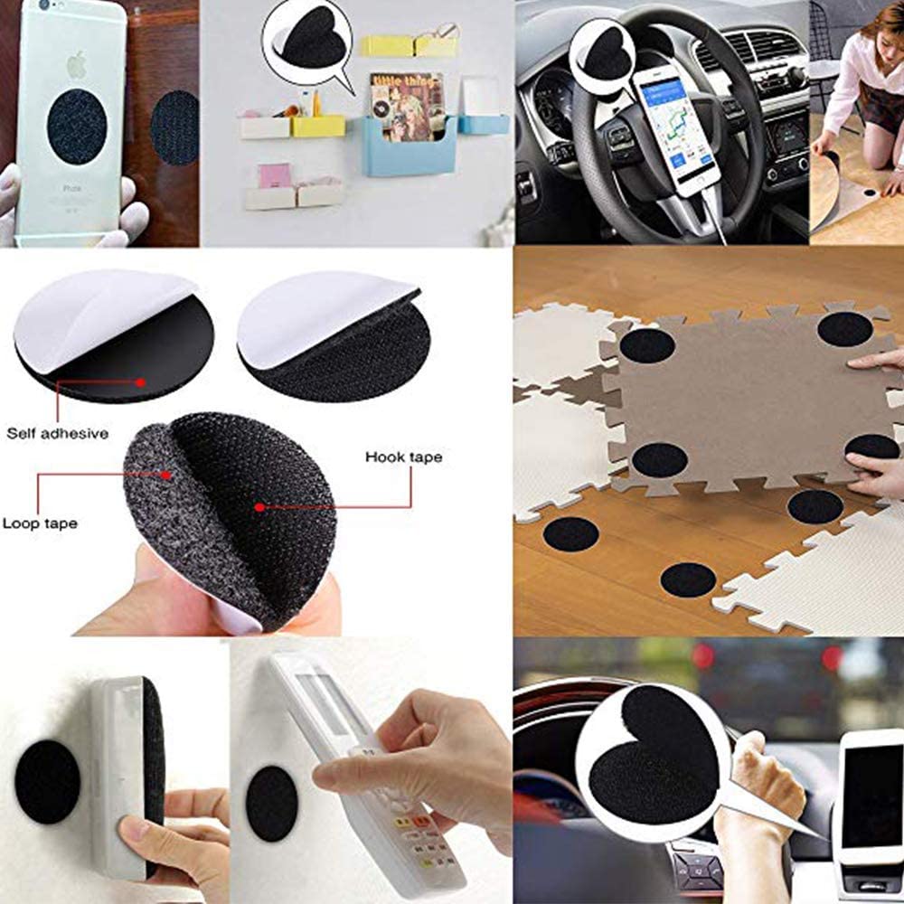 60Mm Tự Dính Móc Vòng Băng Buộc Miếng Dán Dính Chấm Bi Móc Và Vòng Thắt Dành Cho Giường Sofa Trải Thảm chống Trơn Trượt