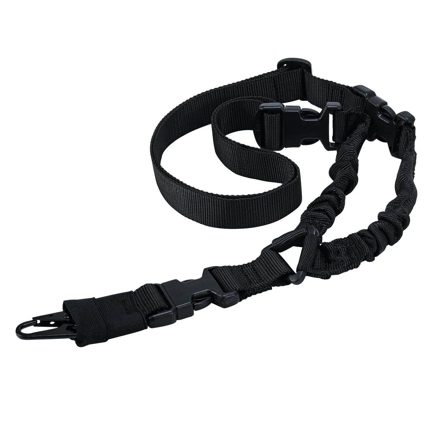 Cinto de arma de tiro, acessórios de caça, equipamento tático, ponto único, alça de ombro, rifle, corda, cinto com fivela de metal