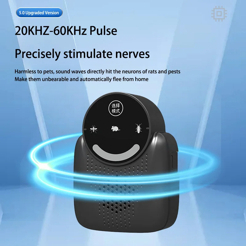 Ultrasonic Mouse Repellent USB Indoor Pest Repellent Ultrasonic Pest Repellent for Mouse Cockroach Rodent Insect Mosquito