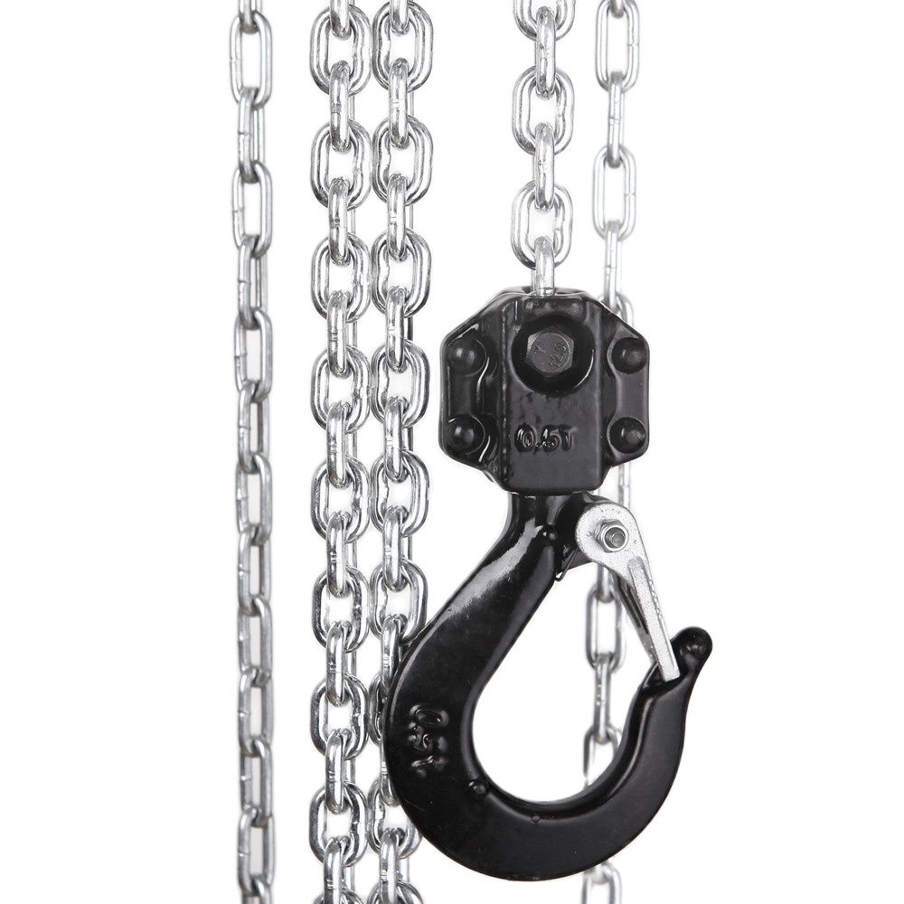 Mini mão Chain Hoist Hook Mount, alavanca manual portátil, Bloco de elevação, Elevador, Certificado CE, 0,25 Tonelada Capacidade, 0,5 Tonelada, 3M