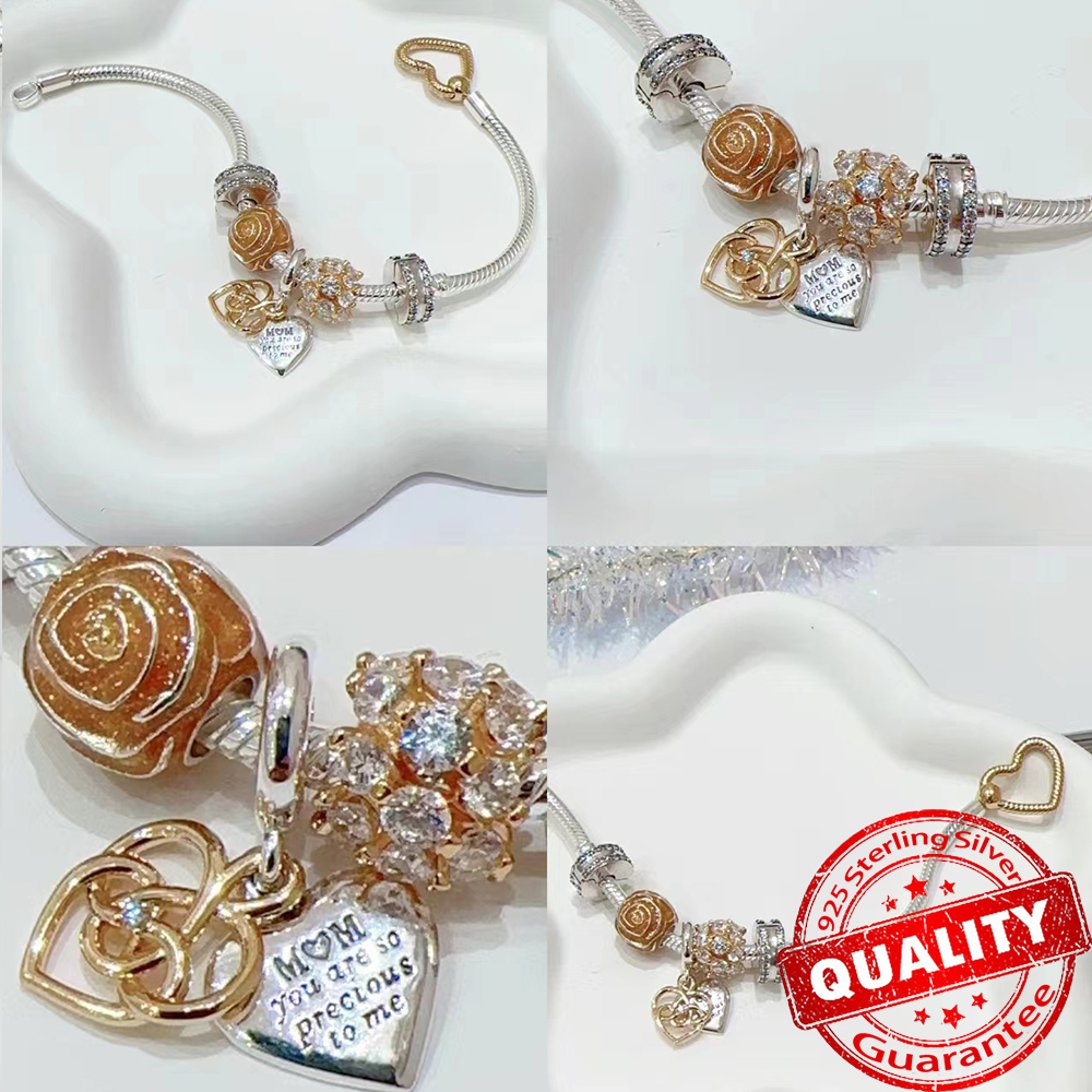 Autêntico 925 prata esterlina charme espumante estrela lua & sol pingente caber pulseiras originais diy feminino colar jóias presente