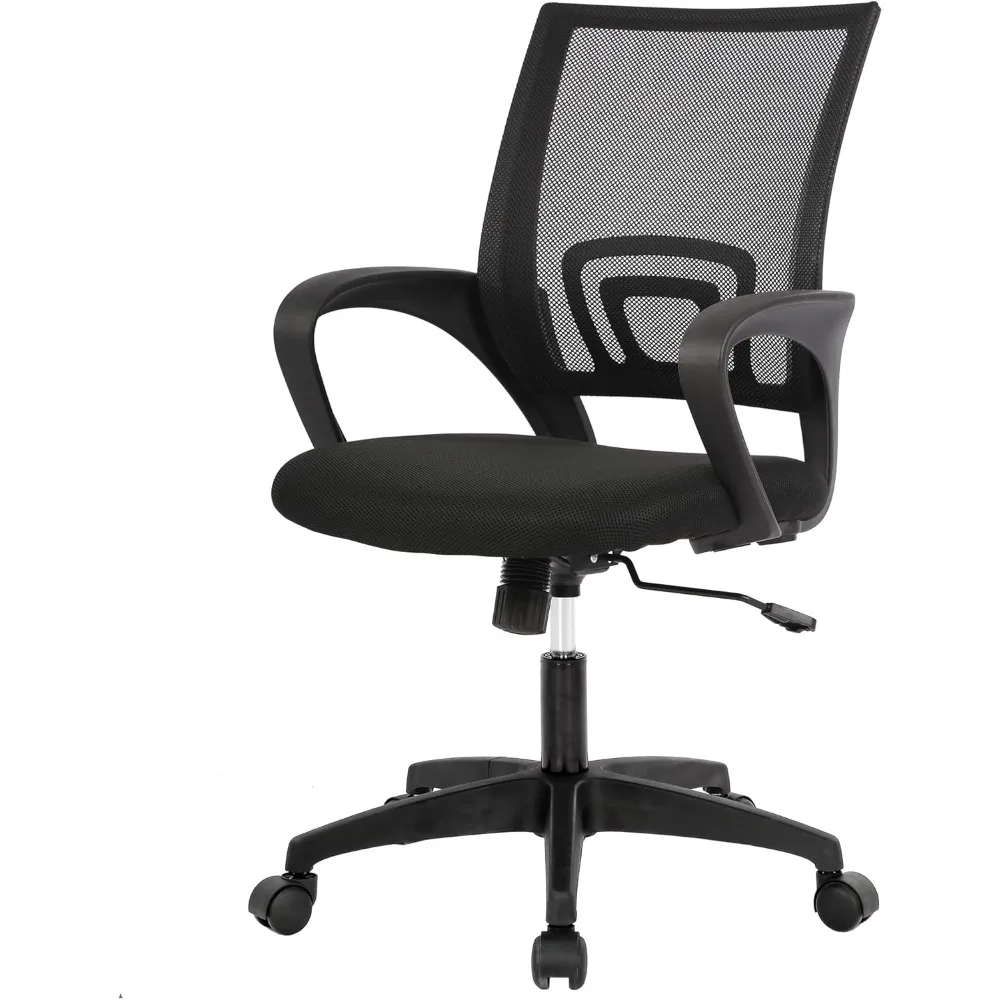 Home Office Chair - Adjustable Ergonomic Chair with Lumbar Support, Armrest, High Density Mesh, 360 Degree Swivel