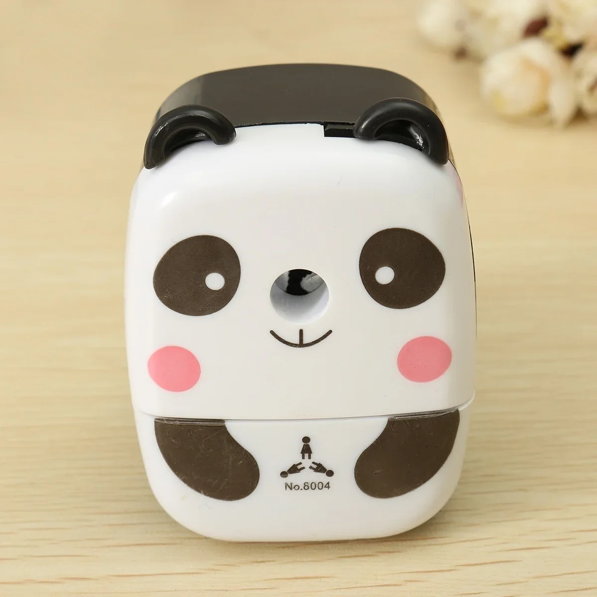 Cartoon Panda Tiger Pencil Sharpener Hand-Cranked Portable Kids School Office Supplies Cute Animal Sharpener Student Stationery