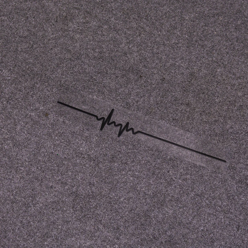 40X6.1cm1 ชิ้น ECG Strip รถสติกเกอร์ไวนิลสติ๊กเกอร์กันน้ํา Cool เลเซอร์สะท้อนแสง Auto สติกเกอร์อุปกรณ์ตกแต่ง