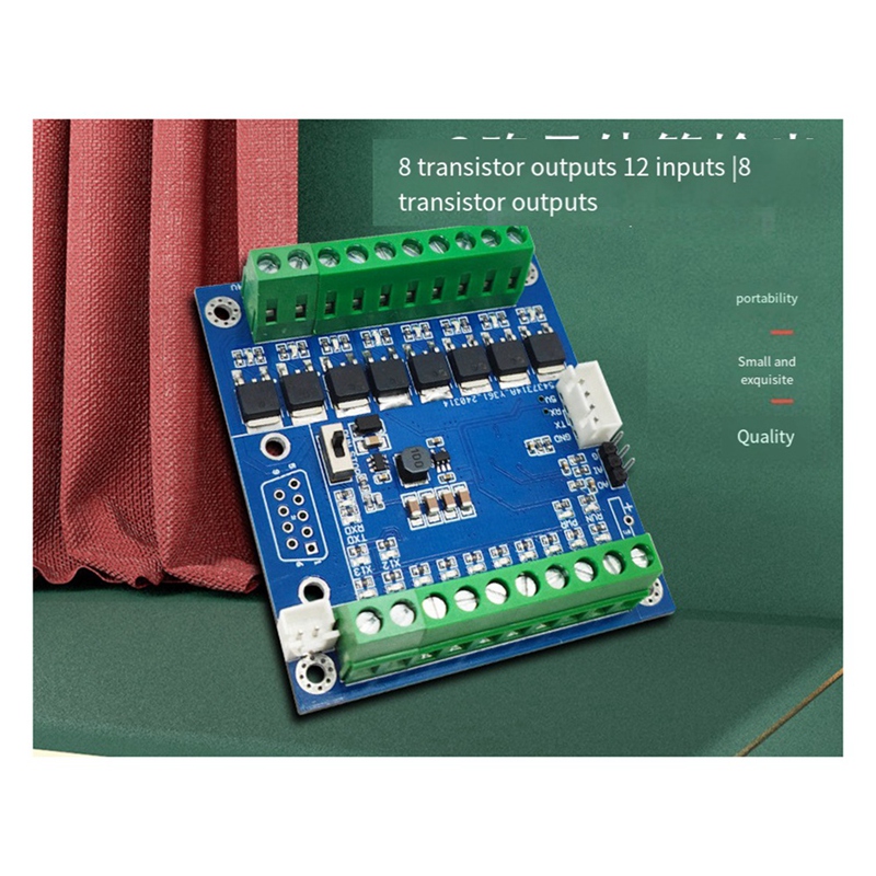 M05K Eenvoudige PLC Module Voor Mitsubishi FX3U Vertragingsmodule 20MT 12 In 8 Out Transistor Versie Module