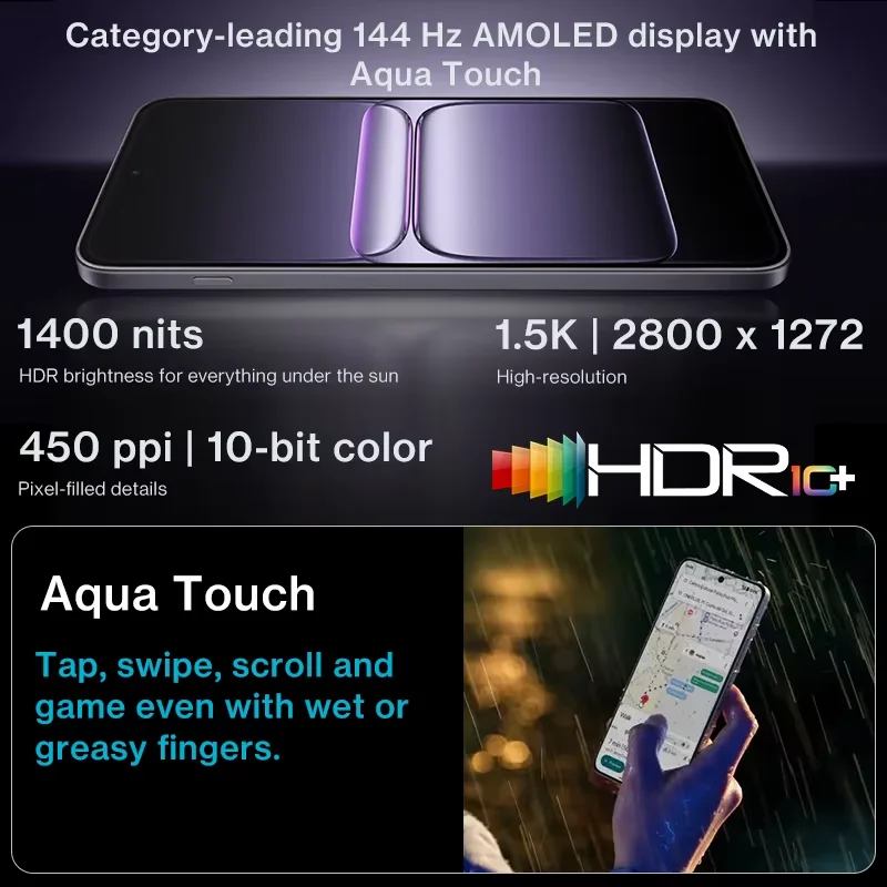 Oneplus Nord 5 Smartphone 5g Snapdragon 8S Gen 3 6,83 Zoll Amoled Display 144 Hz 5200 mAh 80 W Supervooc-Aufladung 50 MP Dual-Kameras