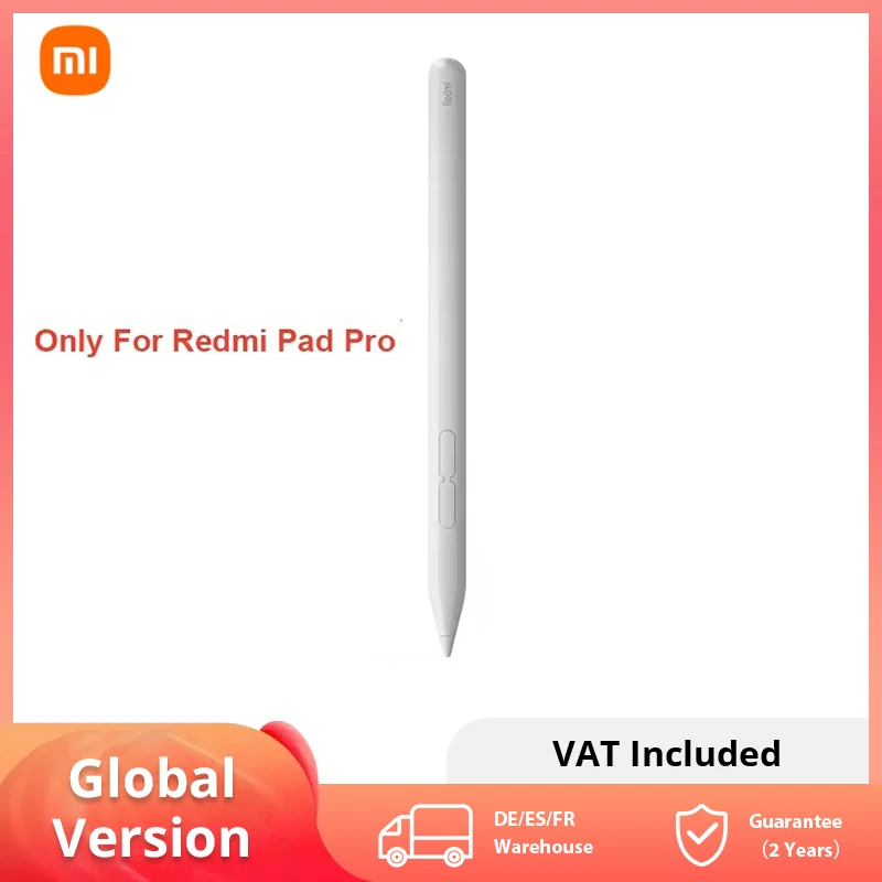 Redmi-Bolígrafo Stylus Original de 240Hz para dibujar, escribir, captura de pantalla, tableta, pantalla táctil, nivel 4096, carga tipo C, solo para Redmi Pad Pro