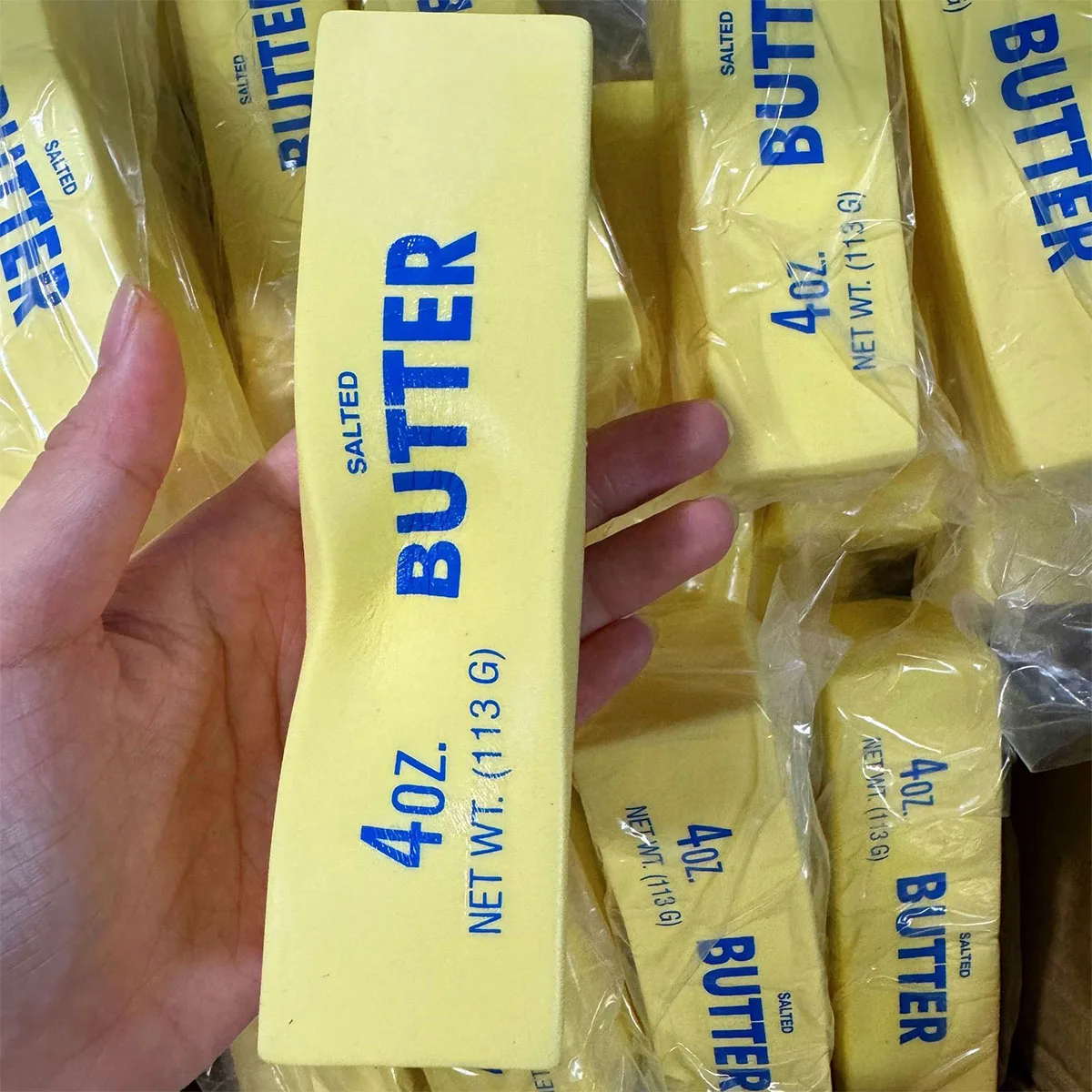 Antistress Butter Stick Fidget ของเล่น Squishy ยืดหยุ่นชีส Stick ตลก Decompression ความเครียดบรรเทาเกมของเล่นสําหรับผู้ใหญ่เด็ก