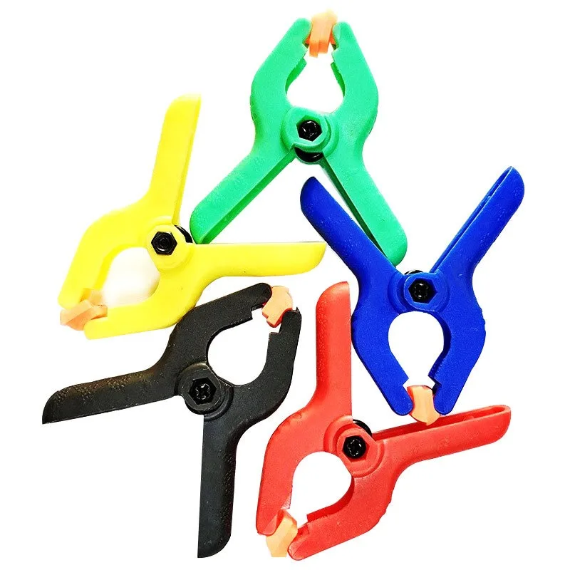 2-inch Color Mini Plastic A-clip Photography Cloth Clip Woodworking Tool Fixing Spring Clip Accessories Fixed Clamp