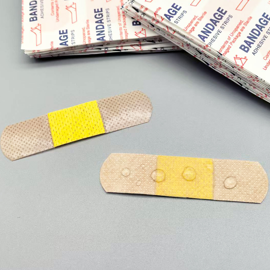 50/100 pz Impermeabile Traspirante Cuscino Adesivo Gesso Ferita Emostasi Adesivo Fascia di Primo Soccorso Garza Medica Benda fascia, aiuta